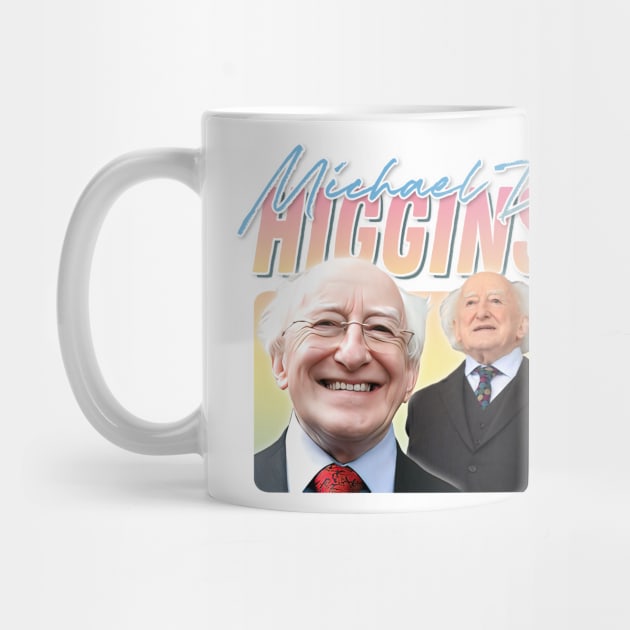 Michael D Higgins - - Retro Aesthetic Fan Art T-Shirt by feck!